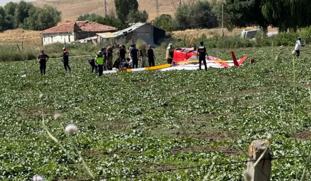 Ankara Sincan'da eğitim helikopteri kazası sonrası olay yeri ve güvenlik güçleri