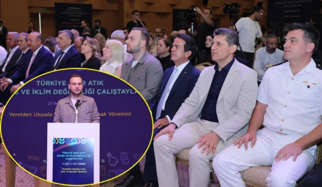Emine Erdoğan himayesinde Antalya'da düzenlenen Sıfır Atık ve İklim Değişikliği Çalıştayı'ndan genel görünüm.