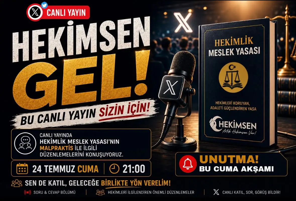 Hekimlik Meslek Yasası Masaya Yatırılıyor: HEKİMSEN Canlı Yayında Detayları Açıklıyor