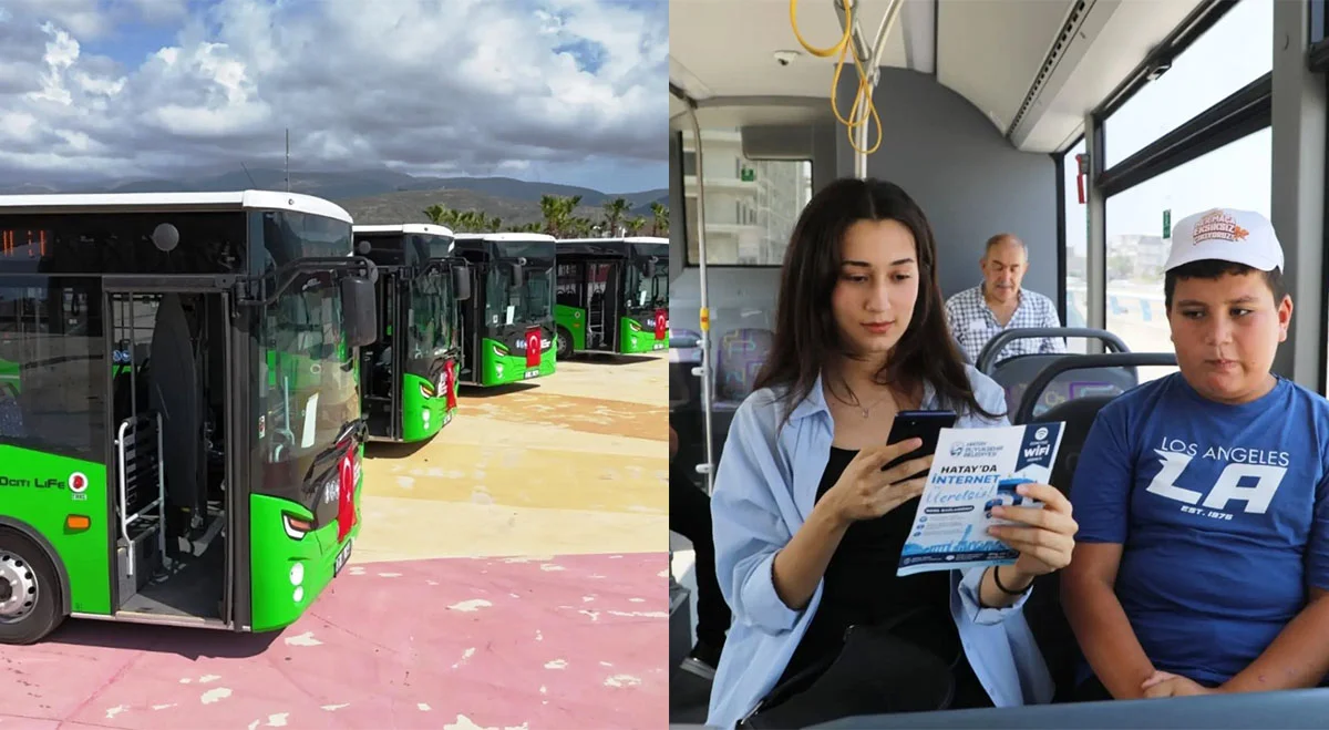 Hatay’da Toplu Taşıma Ücretsiz Wi-Fi ile Buluştu: Seyahatler Artık Daha Bağlantılı