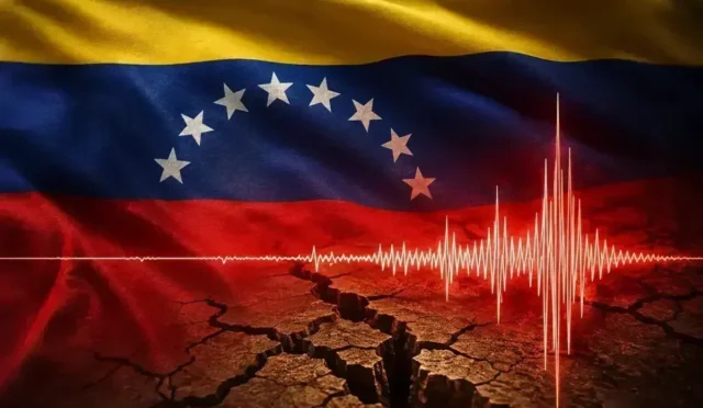 Venezuela'da deprem sonrası hasar gören binalar ve arama kurtarma çalışmaları