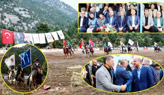 Bilal Erdoğan'ın katılımıyla İbradı'da açılan Diyanet Gençlik Merkezi ve Kökbörü Ligi yarı final müsabakaları