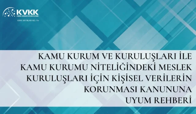 Kamu kurumları için Kişisel Verileri Koruma Kanunu (KVKK) uyum rehberi hakkında görsel