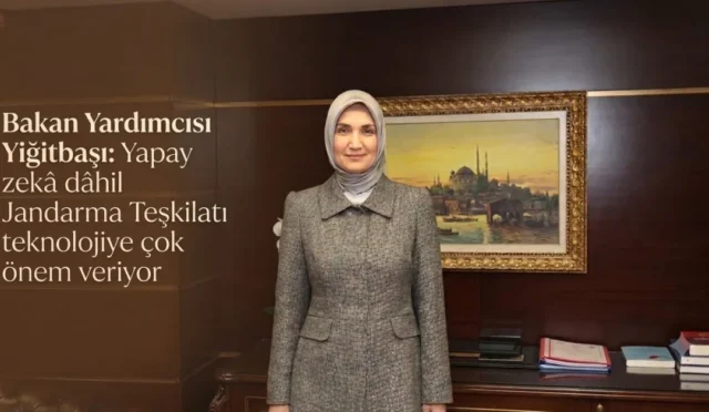 İçişleri Bakan Yardımcısı Kübra Güran Yiğitbaşı, Jandarma'nın yapay zeka ve teknolojiyi etkin kullanımını anlatıyor.