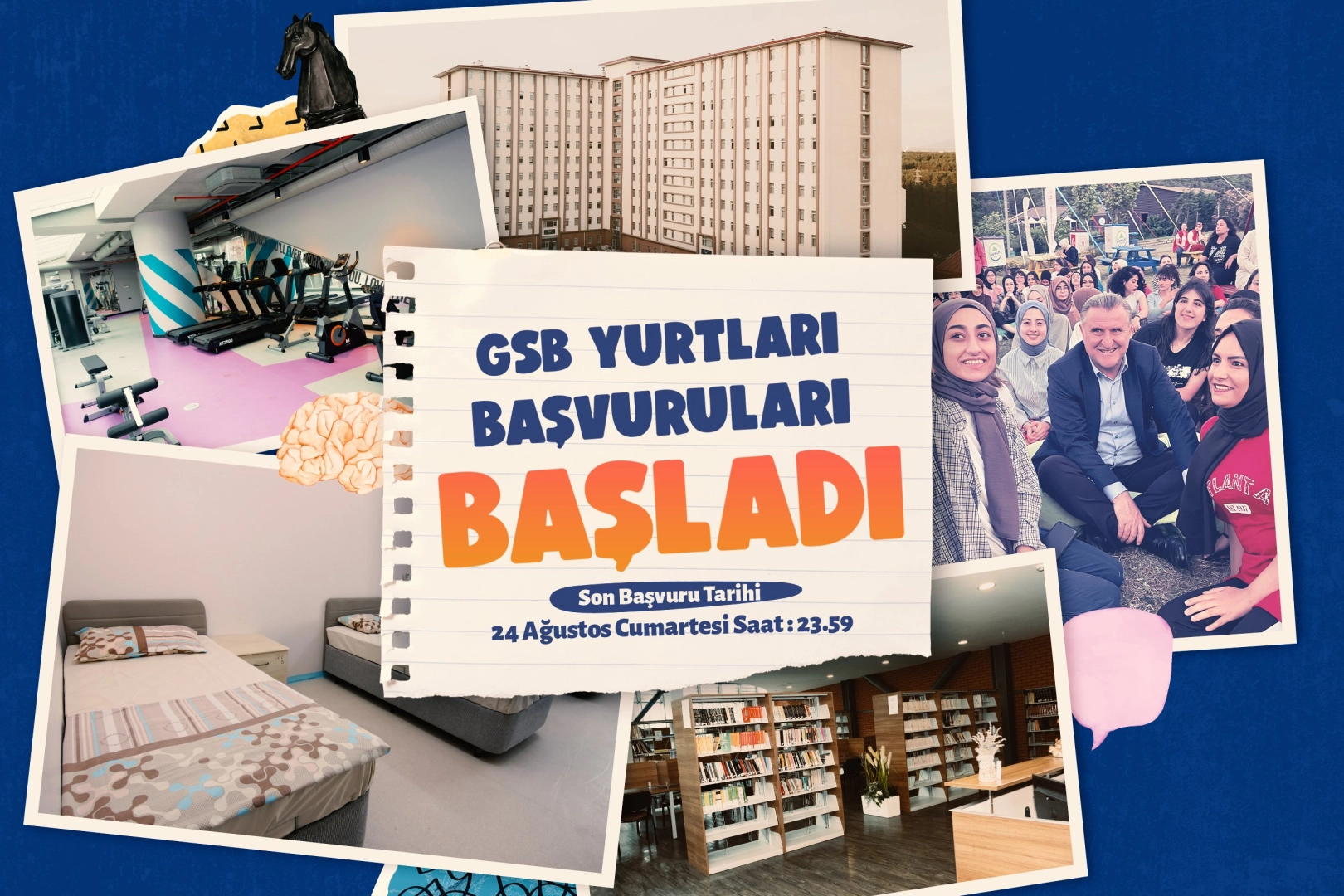 Bakan Bak duyurdu… Yurt başvuruları başladı