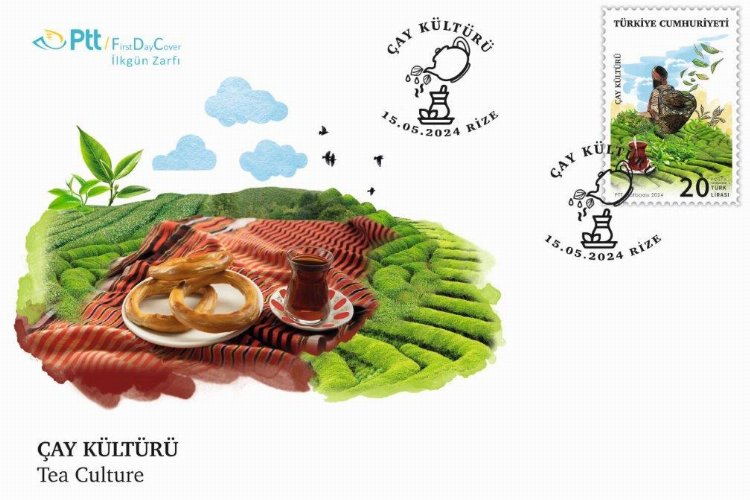 ‘Çay Kültürü’ PTT pullarında