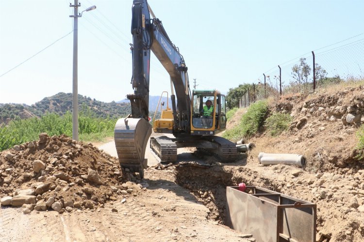 Manisa Yenipazar’da ilave kanalizasyon hattı