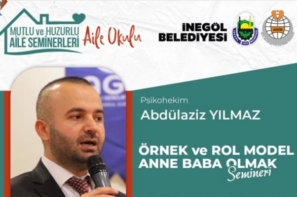 Bursa İnegöl’de ‘Aile Okulu’nda bu hafta: Örnek ve Rol Model Anne Baba Olmak
