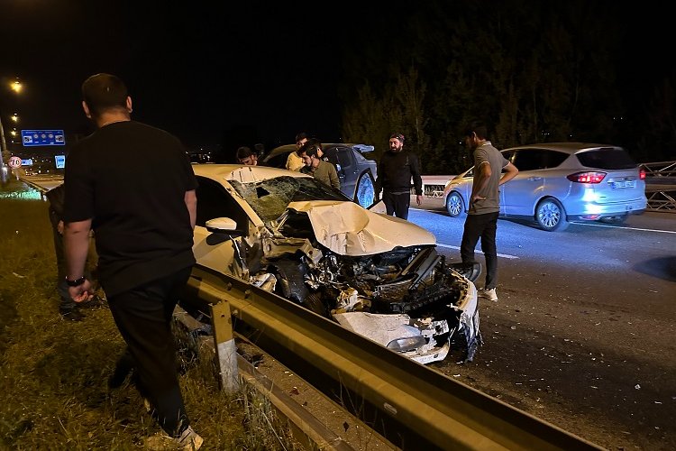 Düzce’de kaza 2 yaralı 