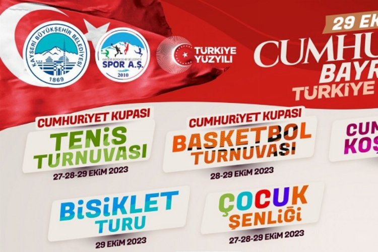 Kayseri’de Cumhuriyet coşkusu