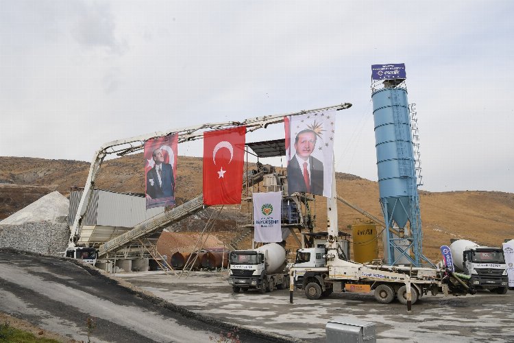 Malatya’nın beton santrali üretime başladı