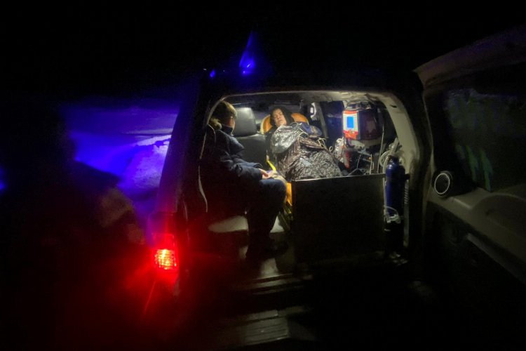 Muş’taki hasta kadına Batman ekibi ulaştı