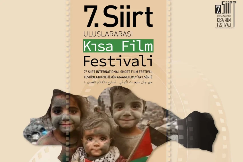  “Siirt Uluslararası 7. Kısa Film Festivali” bu yıl “Özgür Gazze” diyecek