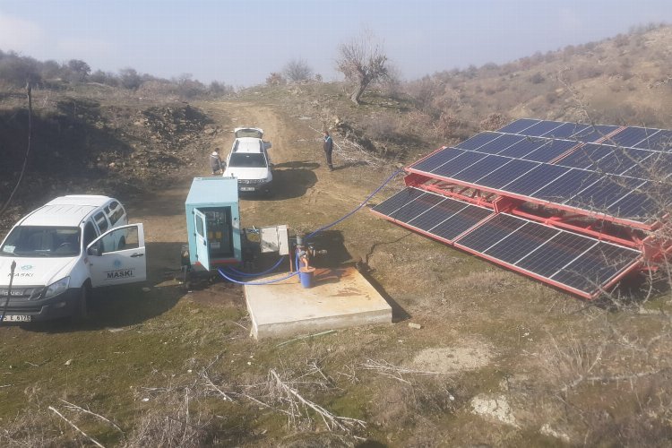 Manisa’da sondaj kuyusuna güneş enerjili çözüm