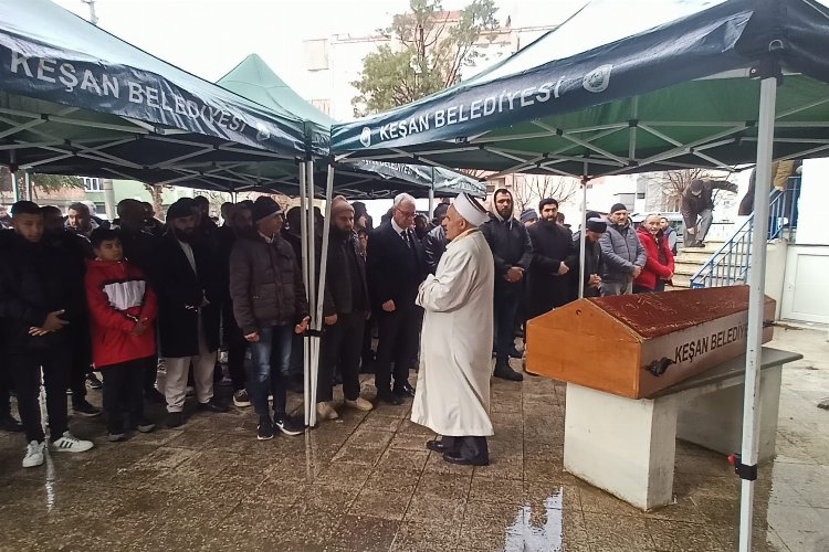 Fikret Gürpınar, Keşan’da son yolculuğuna uğurlandı