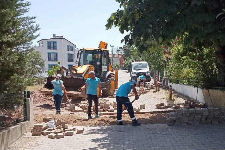 Kocaeli’deki turizm bölgelerinde parke yollar yenilendi