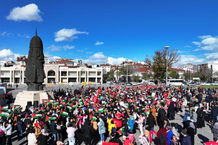 Kudüs’ün çocukları için Konya’dan seslendiler