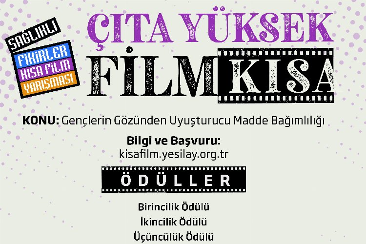 Yeşilay’dan gençlere kısa film yarışması