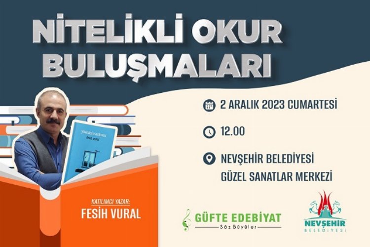 Nevşehir Belediyesi’nden ‘Nitelikli Okur Buluşmaları’