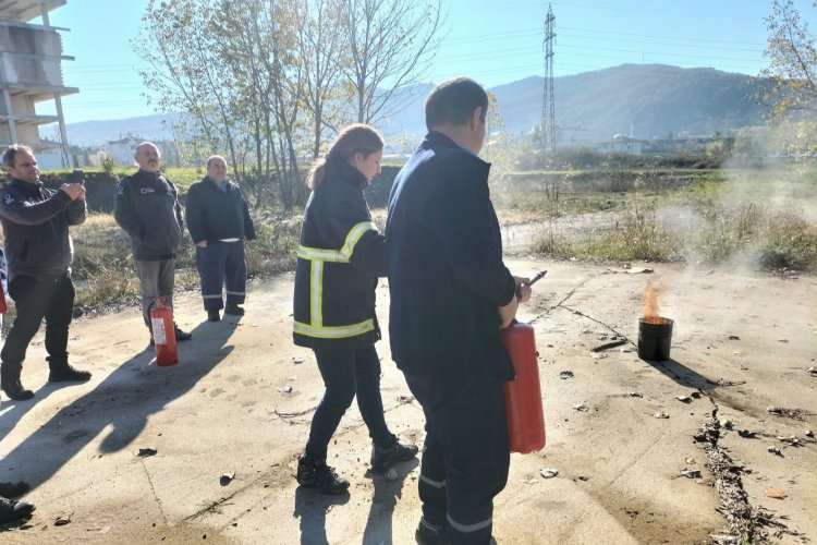 Kocaeli İtfaiyesi’nden KOÜ Teknopark’a eğitim