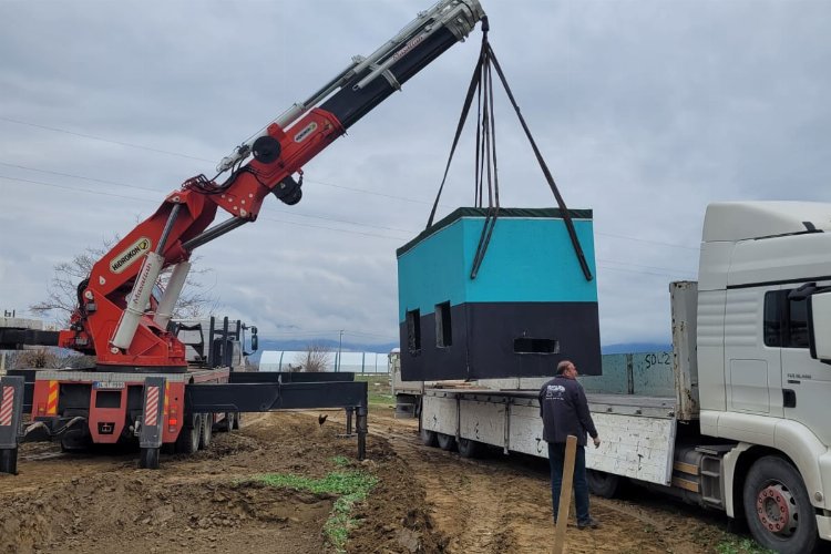 Manisa Sarıgöl’e yeni prefabrik depolar