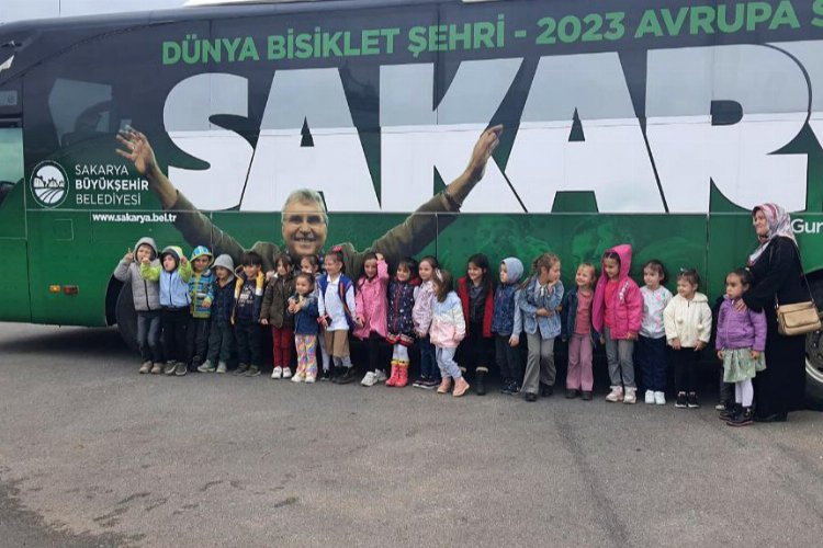 Sakarya’nın gezi programı minikleri mest etti