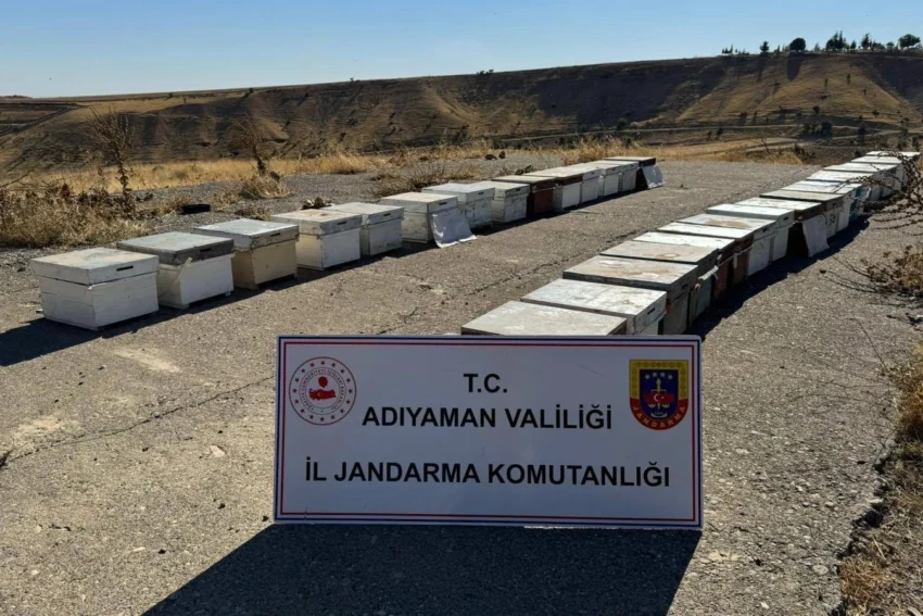 Adıyaman’da arı kovanlarını çalan şahıs yakalandı!