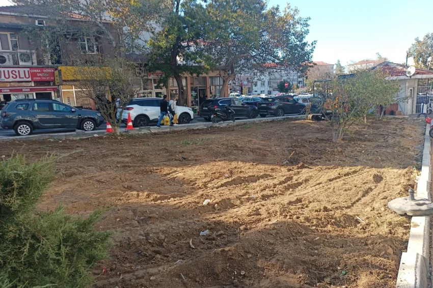 Edirne Keşan’da cadde esnafı talep etmişti… Çalışmalar başladı