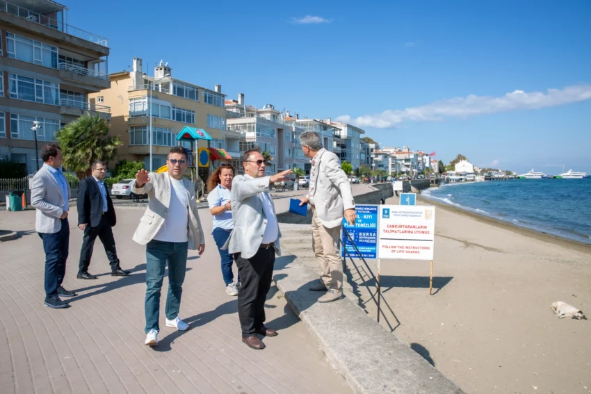 Bursa’da sahiller Büyükşehir’le güzelleşiyor