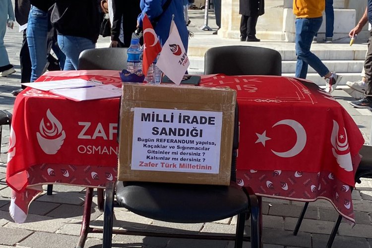 Bursa’da Zafer Partisi’nden milli iİrade sandığı