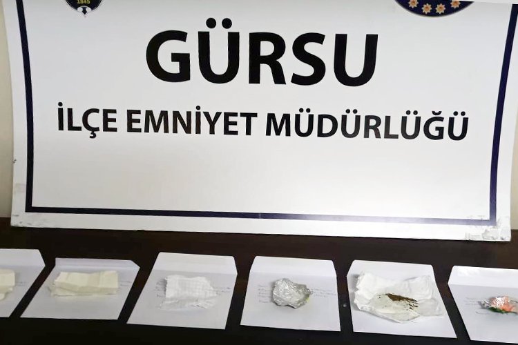 Bursa Gürsu Emniyeti’nden uyuşturucuya geçit yok!