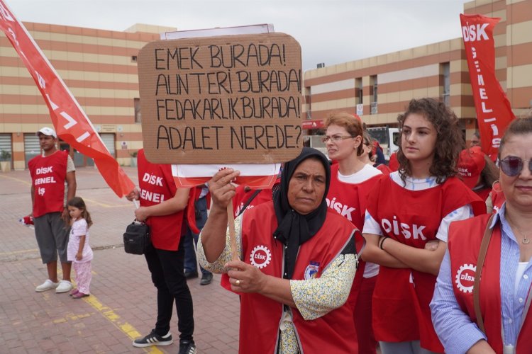 Keşan’da çoluk çocuk ailece haklarını aradı