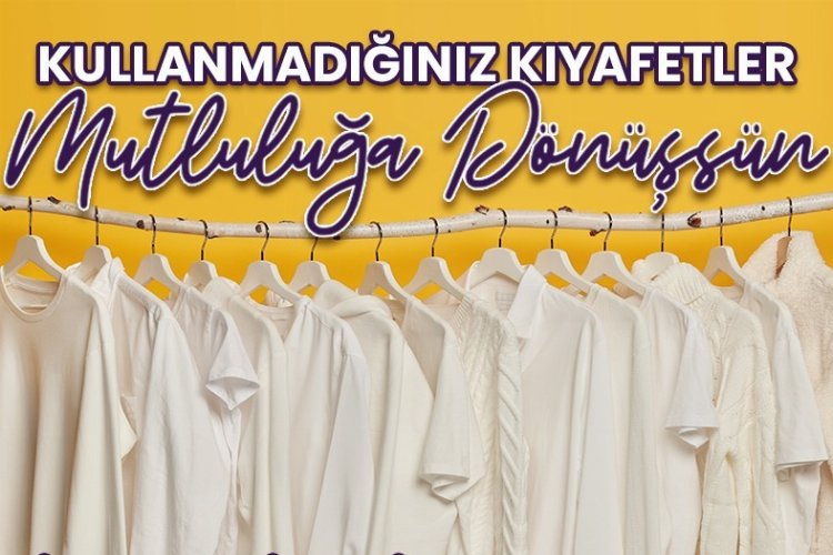 İzmit’te kıyafet bağışı dayanışması