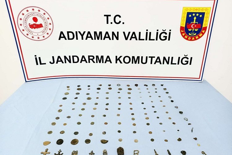 Adıyaman Jandarması’ndan tarihi eser operasyonu