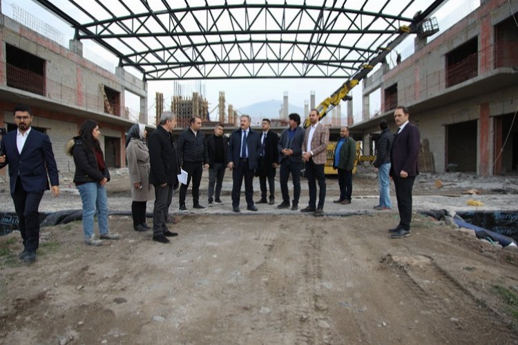Kayseri Melikgazi’de Havacılık Lisesi’nin yapımı sürüyor