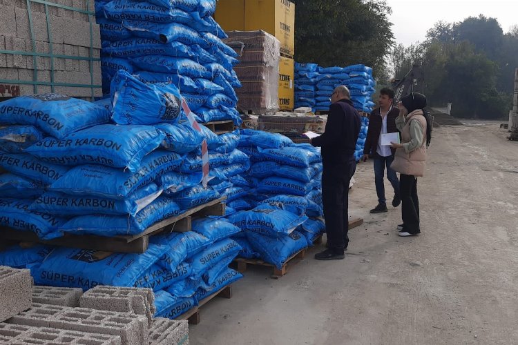 Düzce’de kömür satışı yapan işletmelere denetim