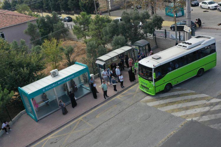 Kocaeli’de duraklar artık klimalı