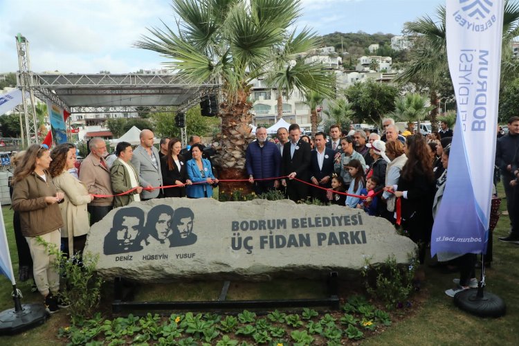 Bodrum’da ‘Üç Fidan Parkı’ açıldı