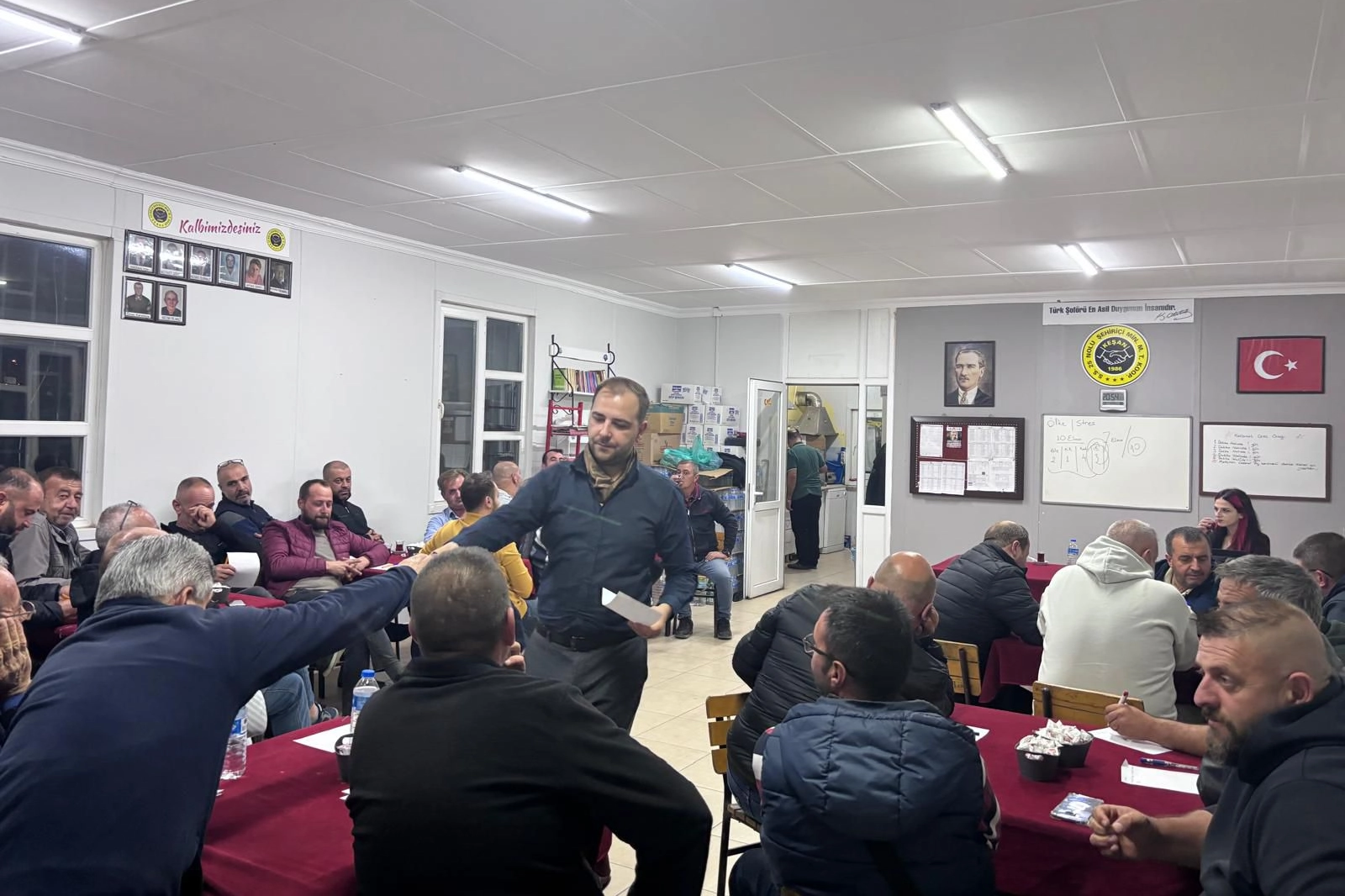 Keşan’da minibüs şoförlerine  eğitim verildi