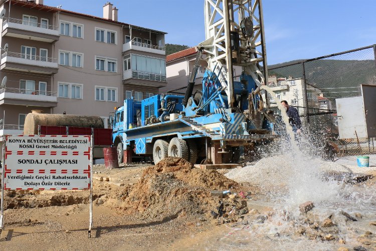 Konya’da yüksek debili sondajlar ihtiyacı gideriyor