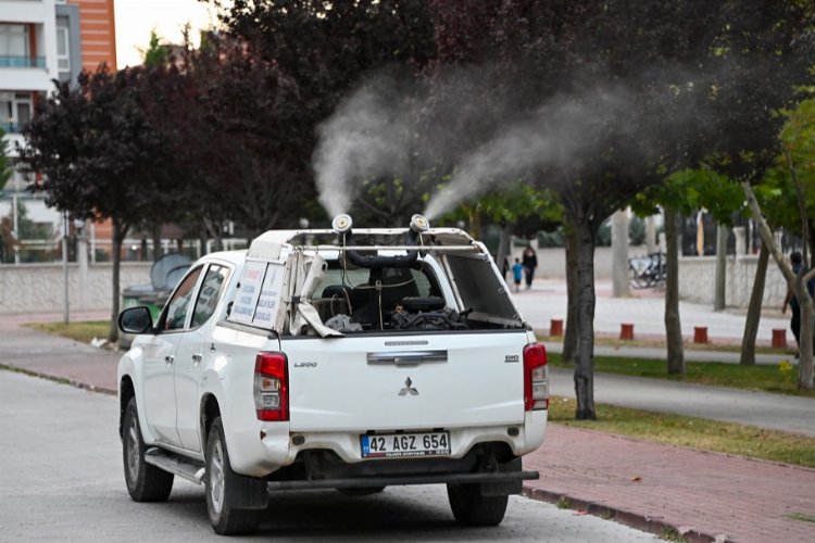 Konya Selçuklu’da ilaçlamalara aralıksız devam