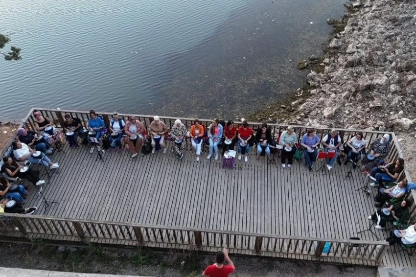 Bilecik’te Güneş Spor’lu kadınlardan ritmik proje