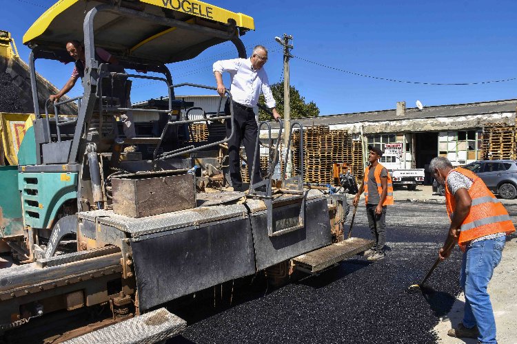 Karacabey Sanayi Sitesi’ndeki çalışmalara tam gaz