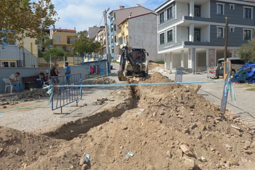 Balıkesir Ayvalık’ta yılların sorununa BASKİ’den kalıcı çözüm