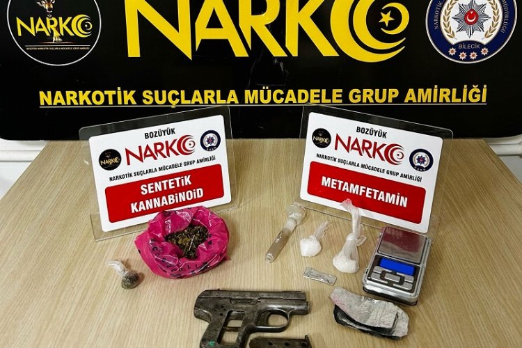 Bozüyük’te uyuşturucuyla mücadelede 2 tutuklama