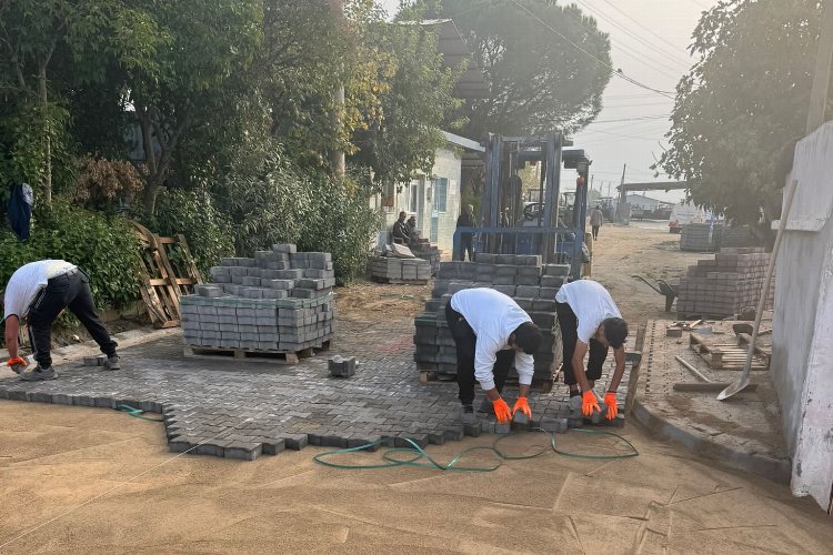 Manisa’da 12 milyon TL’lik yatırımda üstyapı sürüyor