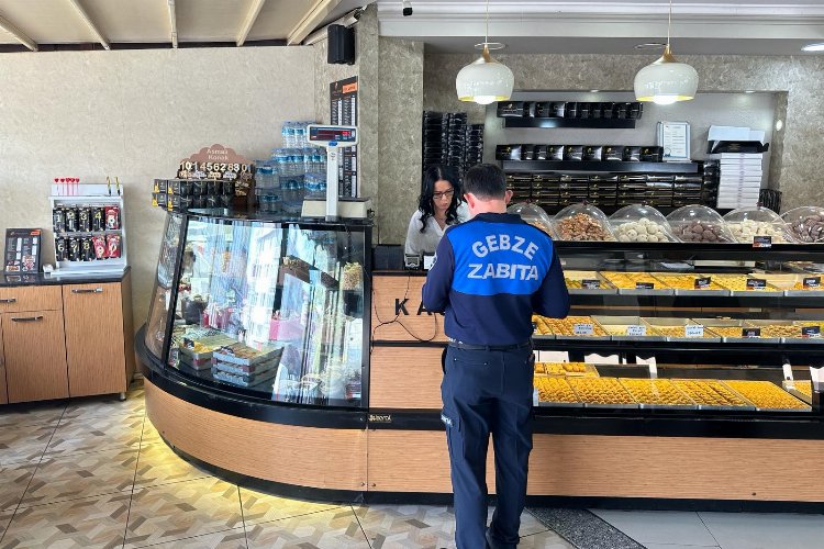 Gebze’de zabıtadan bayram öncesi denetim