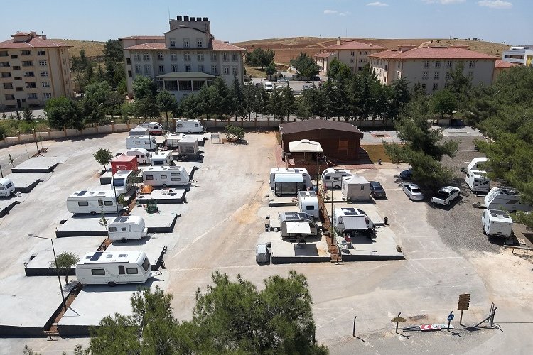 Gaziantep’te karavan konaklama alanı açıldı