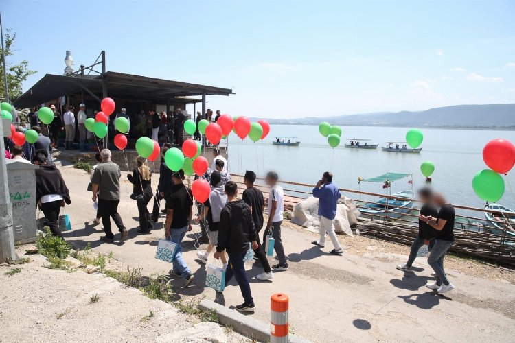 Özgürlük balon uçurarak kutlandı