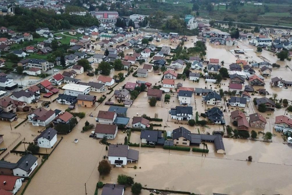 Bosna Hersek’te sel! Türkiye afet bölgesinde…